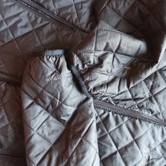 Columbia Omni-Heat Black Quilted Jacket Women’s Small Lightweight Zip Up - Picture 7 of 14